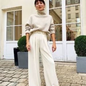 Calia Soft Scuba Wide-Leg Pants NWT in Light Cream Size XXL